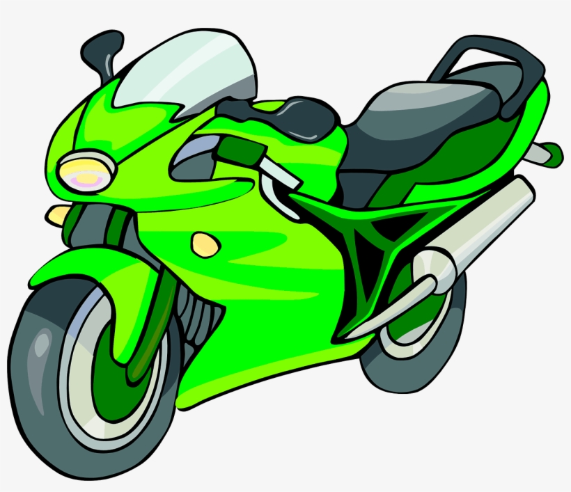 See Here Free Motorcycle Clipart Black And White Images - Motorcycle Clip Art, transparent png