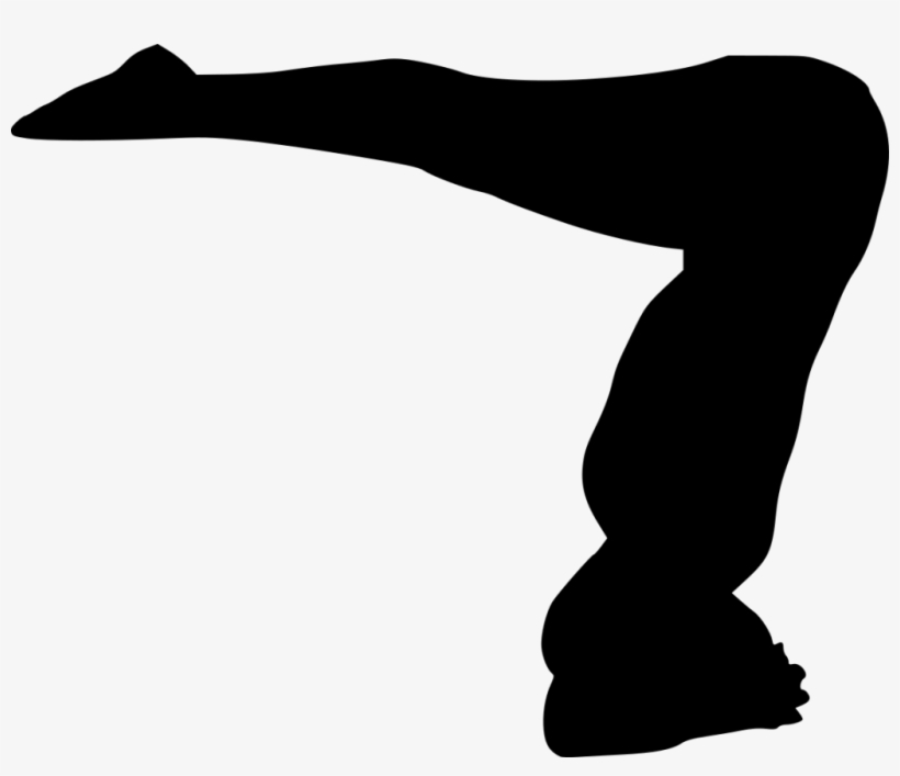 10 Yoga Silhouette - Portable Network Graphics, transparent png