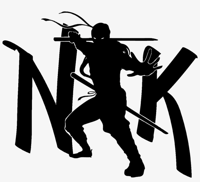 Նինջա Կան Ninja Kan Ниндзя Кан - Ninja Mit Schatten Postkarte, transparent png