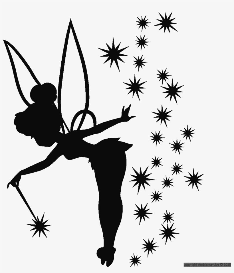 Clipart Pumpkin Fairy - Tinkerbell Silhouette, transparent png