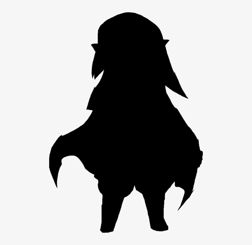 Skull Silhouette Clipart - The Legend Of Zelda, transparent png