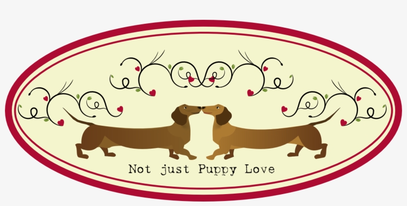 Dachshund - Valentines Day Dachshund Puppies, transparent png