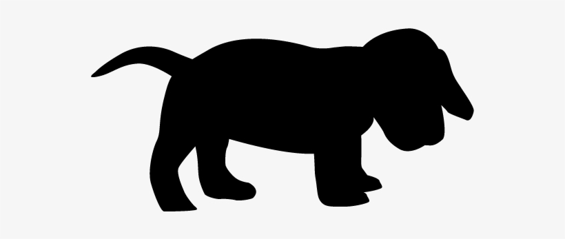 View All Images-1 - シルエット 子犬, transparent png