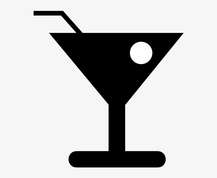 Cocktail Clip Art Black, transparent png