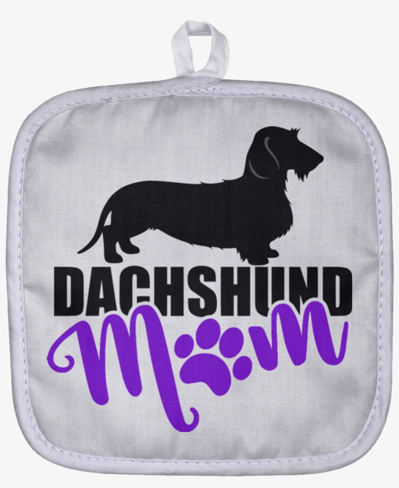Dachshund Mom Wirehair Pot Holder - Dog, transparent png