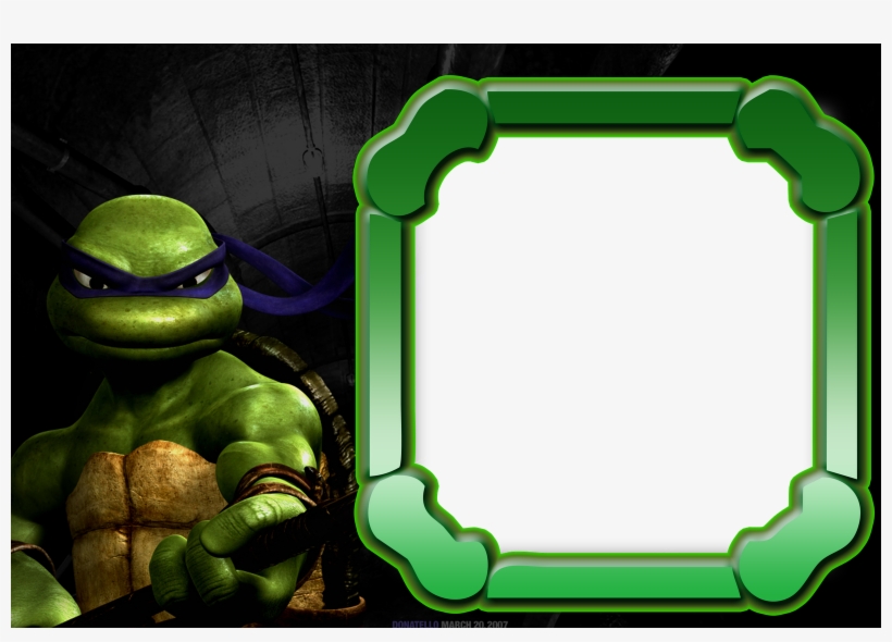 Ninja Turtles Picture Frames, transparent png