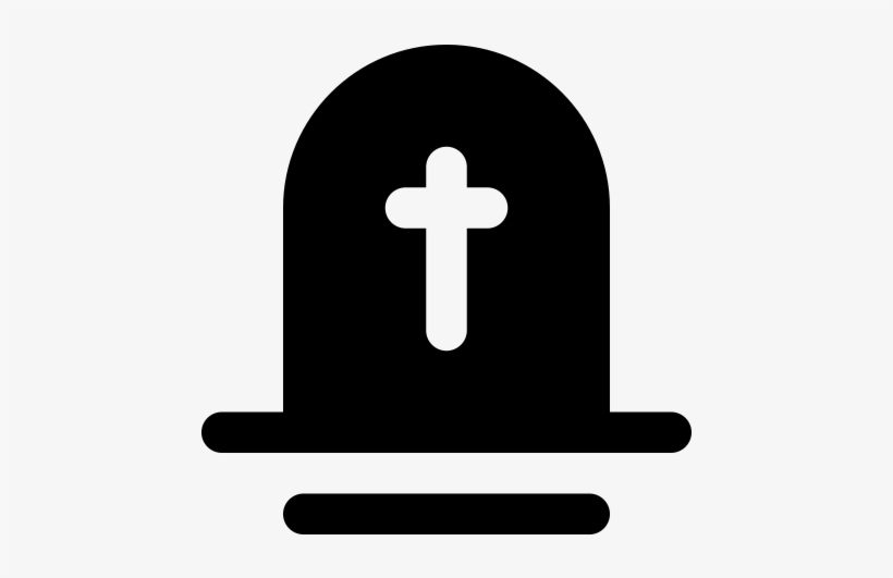 Cemetery Rubber Stamp - Cross, transparent png