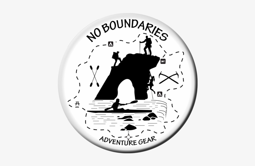 No Boundaries Logo - Cheap Home Switch Stickers Diy Climbing Pattern Wall, transparent png