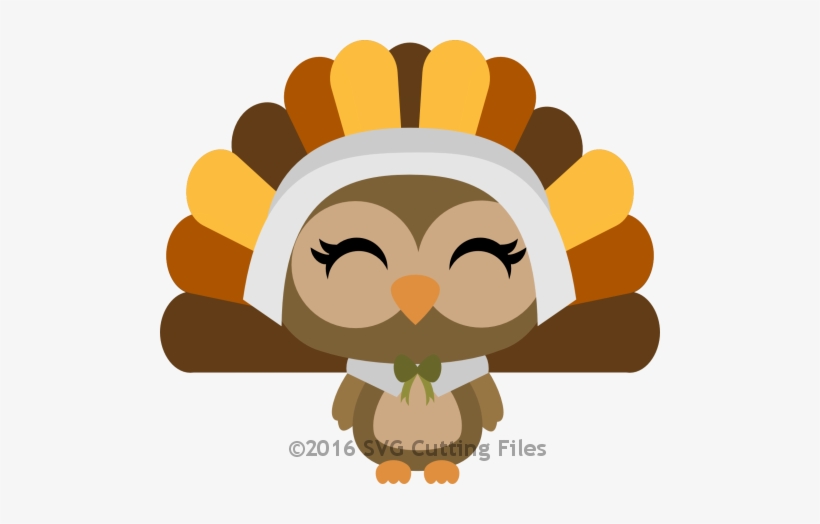 Owl Pilgrim Turkey Girl - Owl Turkey, transparent png