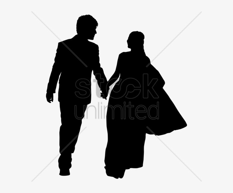 Download Silhouette Wedding Couple Clipart Wedding - Silhouette, transparent png