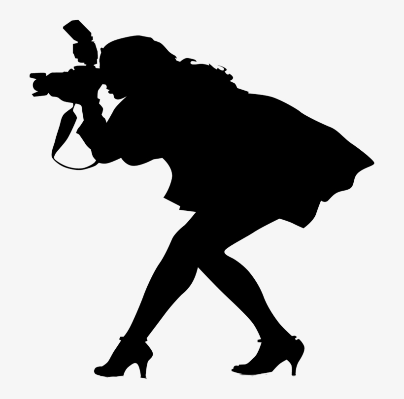 Kolmega Productions Wedding Photography - Female Photographer Silhouette, transparent png