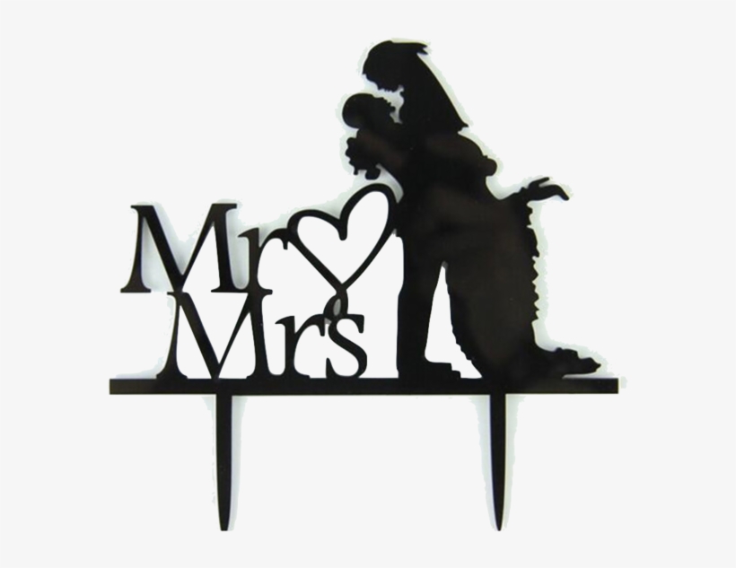 Newlyweds Wedding Cake Topper - Wedding Cake Toppers Png, transparent png