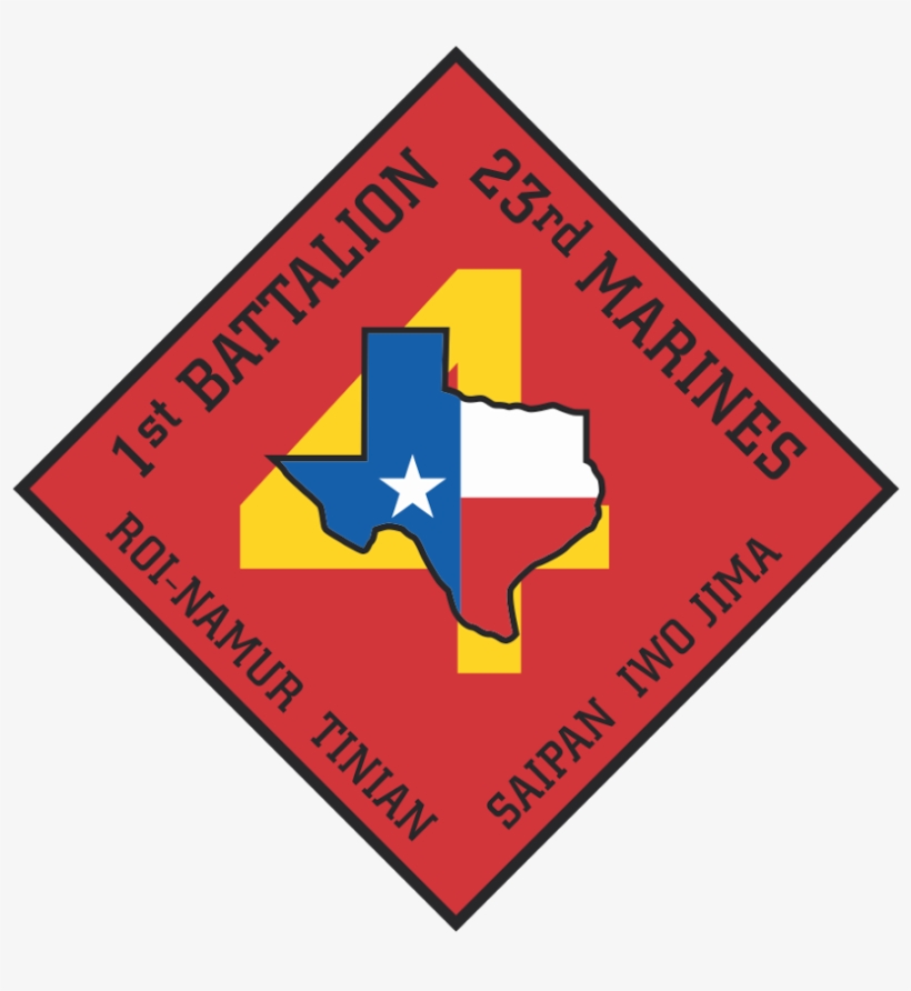 1st Battalion 23rd Marine Regiment Usmcr Logo - 1st Battalion 23rd Marines, transparent png