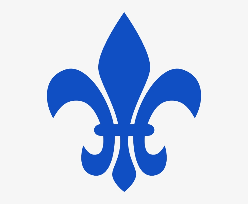 Navy Fleur De Lis, transparent png