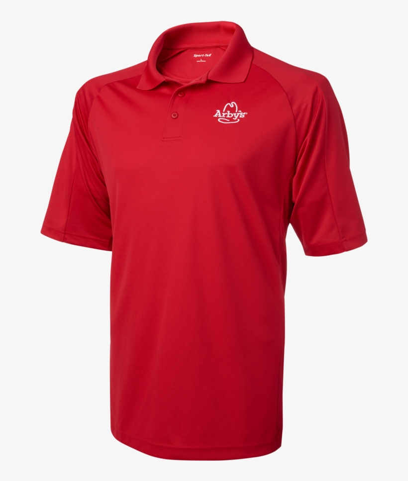 Arby's Golf Polo Men's - Red White Shirt Sports, transparent png