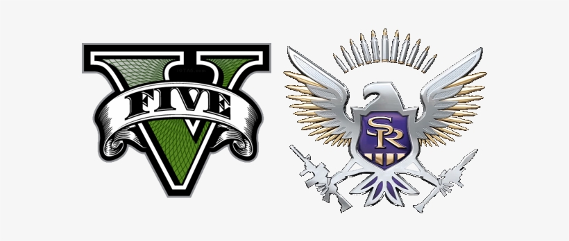 Tumblr Static Saints Row 4 Logo - Gta 5 V Logo, transparent png