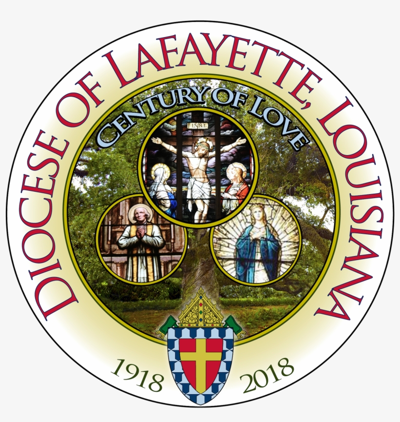 Century Of Love Graphic - Diocese Of Lafayette Logo, transparent png