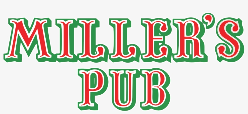 Miller's Pub Miller's Pub - Millers Pub Logo, transparent png