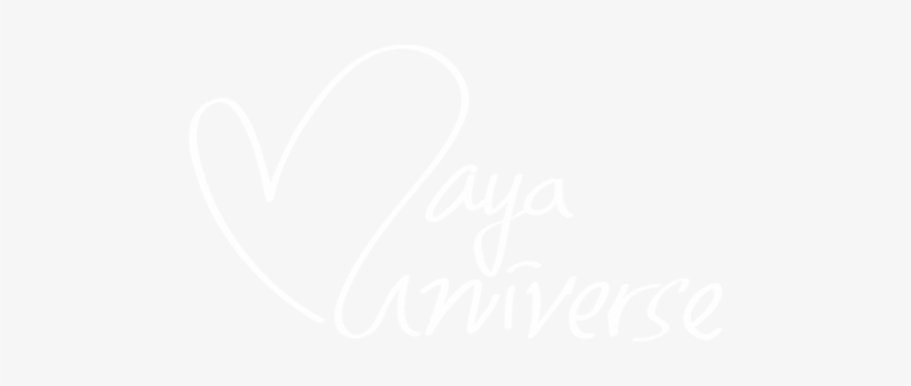 Maya Universe Academy Logo White - Calligraphy, transparent png