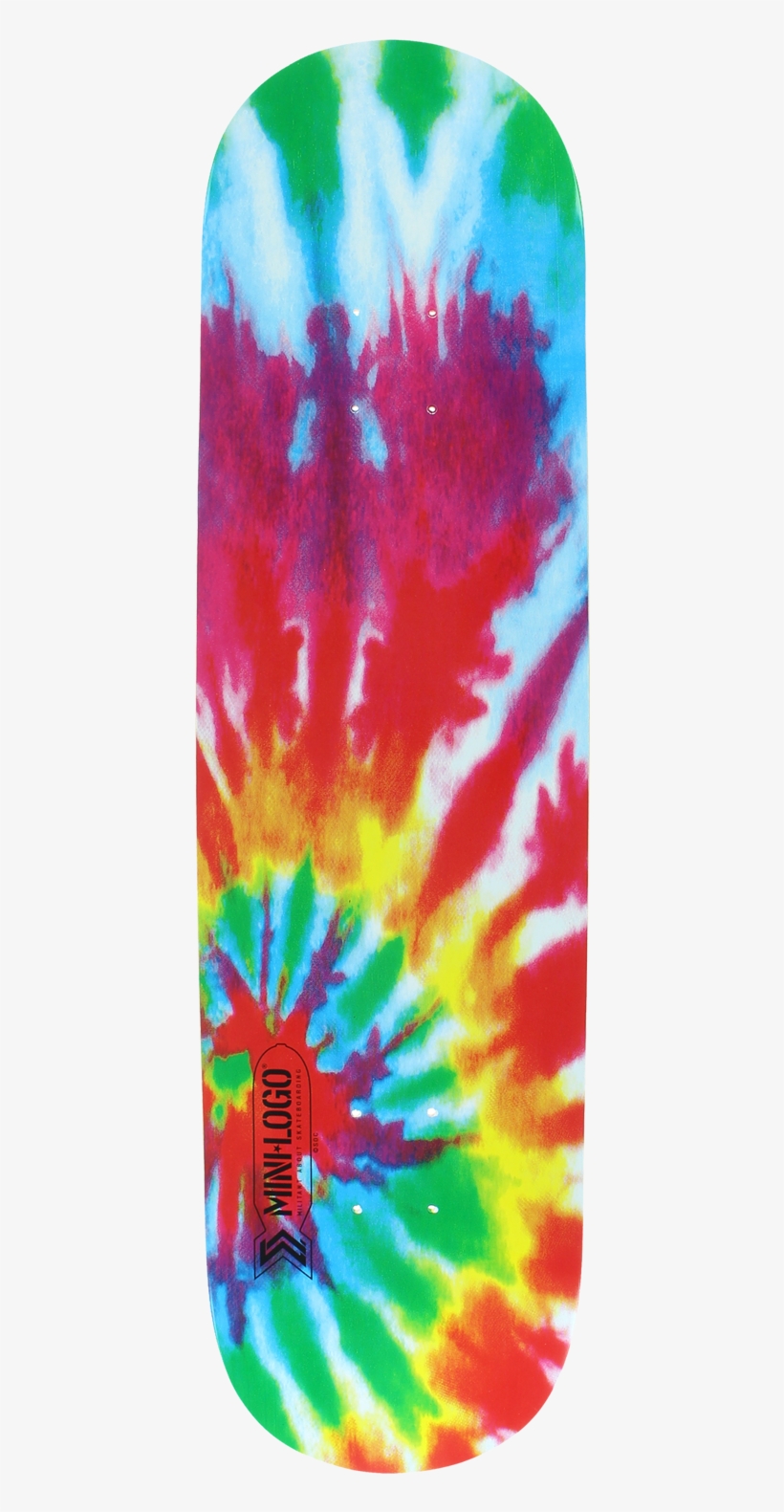 Mini Logo Small Bomb Tie Dye Skateboard Deck - Tye Dye Skateboard Deck, transparent png