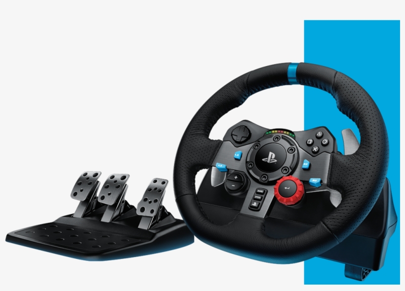 Logitech G29 Driving Force Racing Wheel (ps4, Ps3 &, transparent png