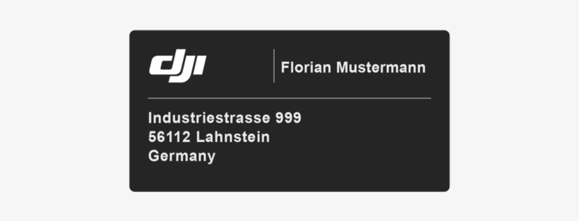 Kennzeichen Für Fluggeräte - Dji Phantom 4, transparent png