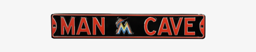 Miami Marlins “man Cave” Authentic Street Sign - Man Cave New York Knicks Street Sign, transparent png