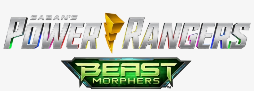 The Beast Morphers Logo Uses Light Green Lettering - Power Rangers Beast Morphers Logo, transparent png