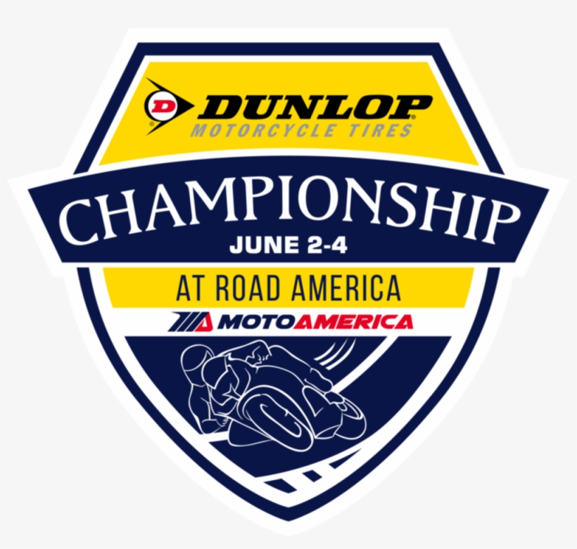 Dunlop Motoamerica Championship Series Logo - Dunlop Tyres, transparent png