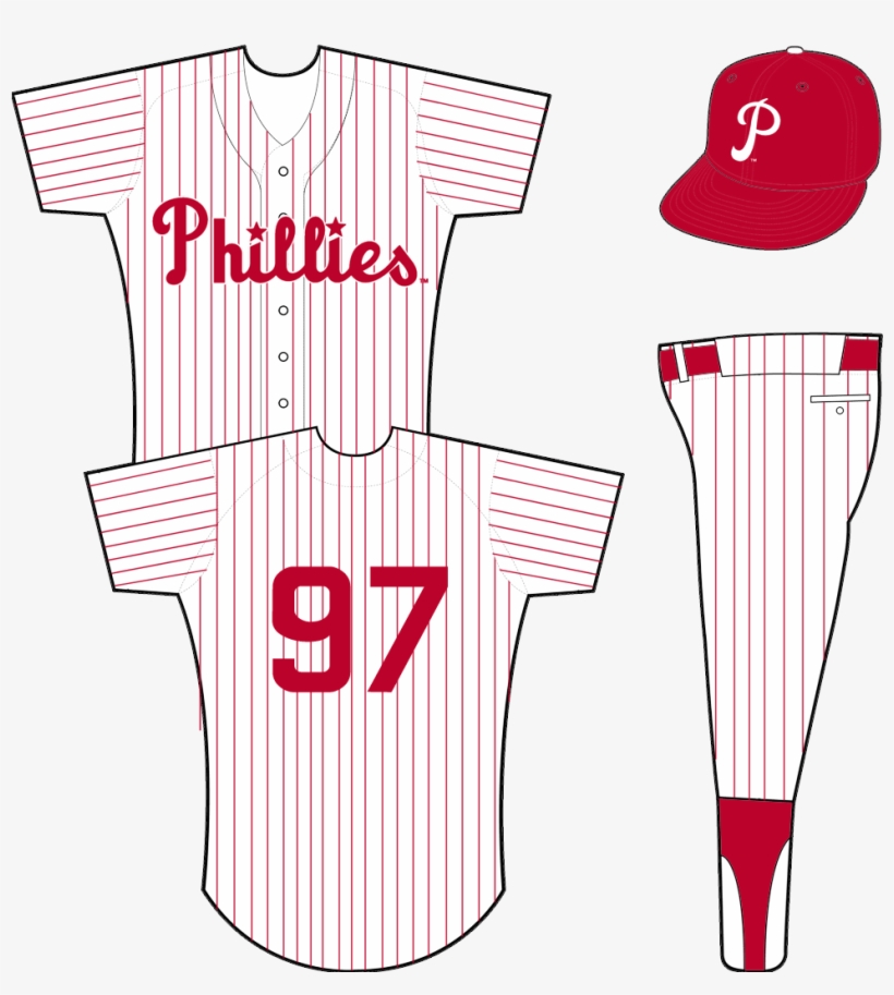 Philadelphia Phillies - Chicago Cubs Home Uniform, transparent png