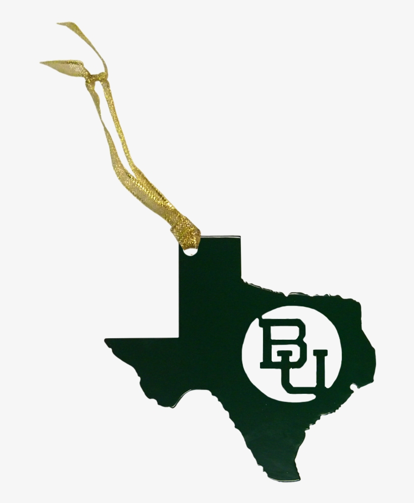 Texas Bu Baylor Christmas Ornament Green - Texas, transparent png