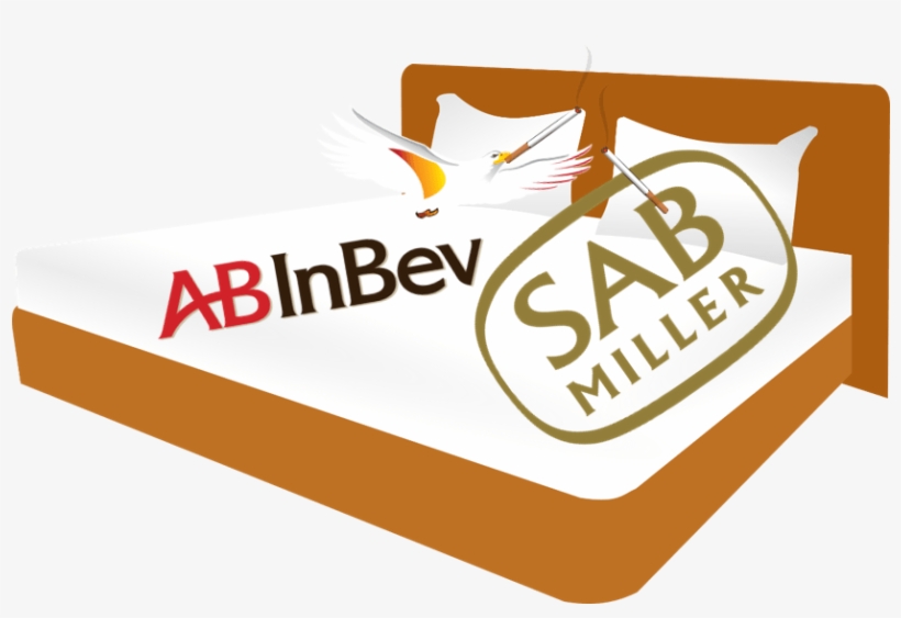 Sabmiller & Anheuser-busch Inbev, The Drunkest Of Bedfellows - Illustration, transparent png