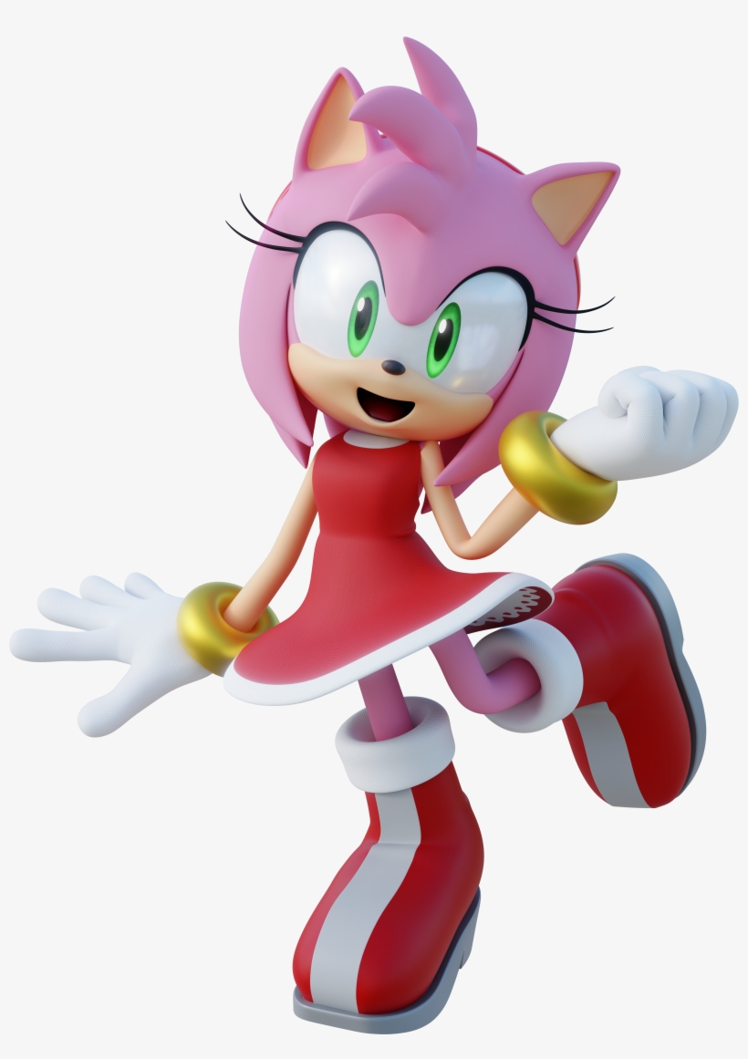 I Recreated Amy's Pose From Team Sonic Racing, In Hd, transparent png