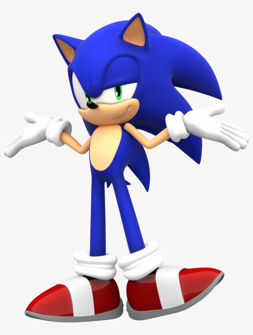 Why You Do This Stupid Little Bleh Belh *tips Over - Smug Sonic The Hedgehog, transparent png