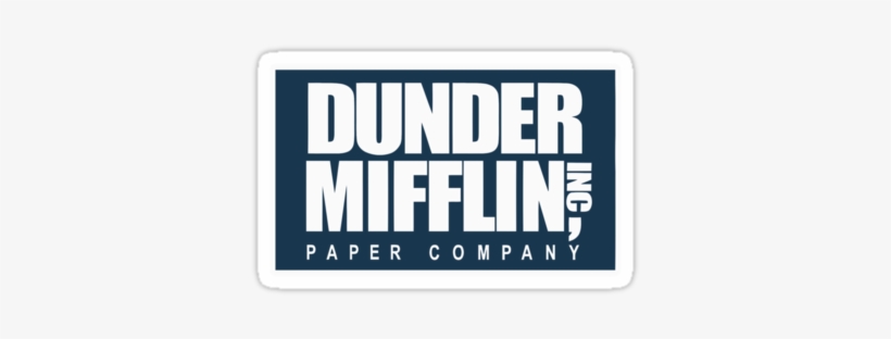 Pin By Maya On Laptop Stickers - Dunder Mifflin Paper Logo, transparent png