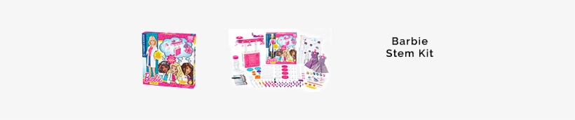 Barbie Doll & Stem Kit (100+ Pieces), transparent png