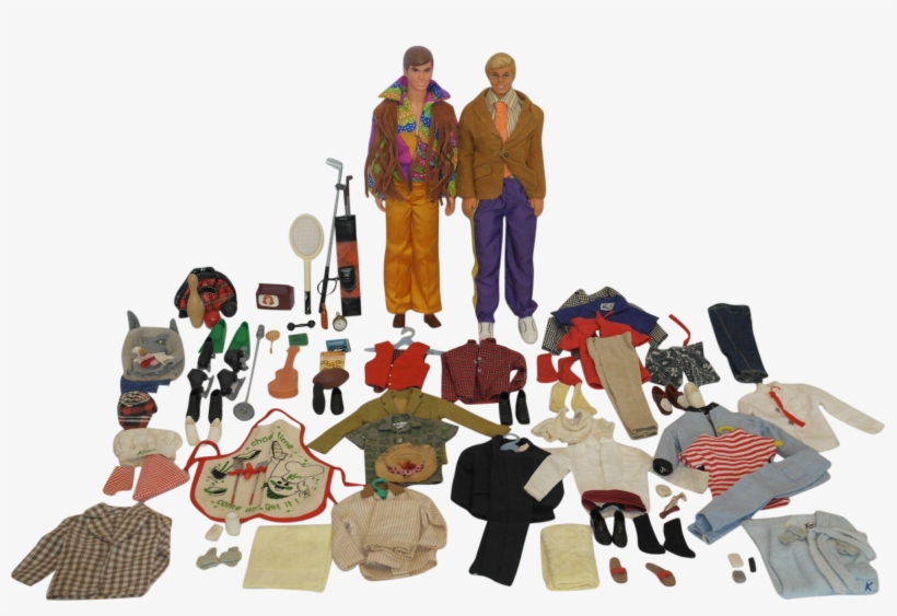 1960-80's Mattel Ken Dolls And Accessories - Crew, transparent png