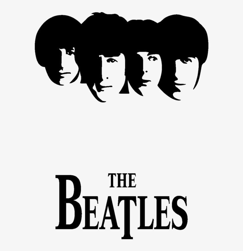 The Beatles Song Music Love Others Transprent - Beatles Silhouette, transparent png