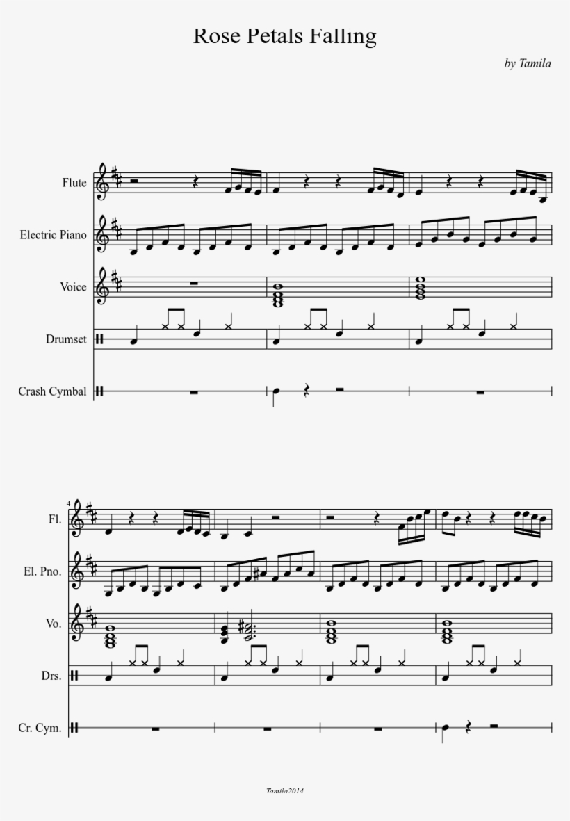 There She Is Sheet Music 1 Of 1 Pages - Boats And Birds Gregory And The Hawk Sheet Music, transparent png