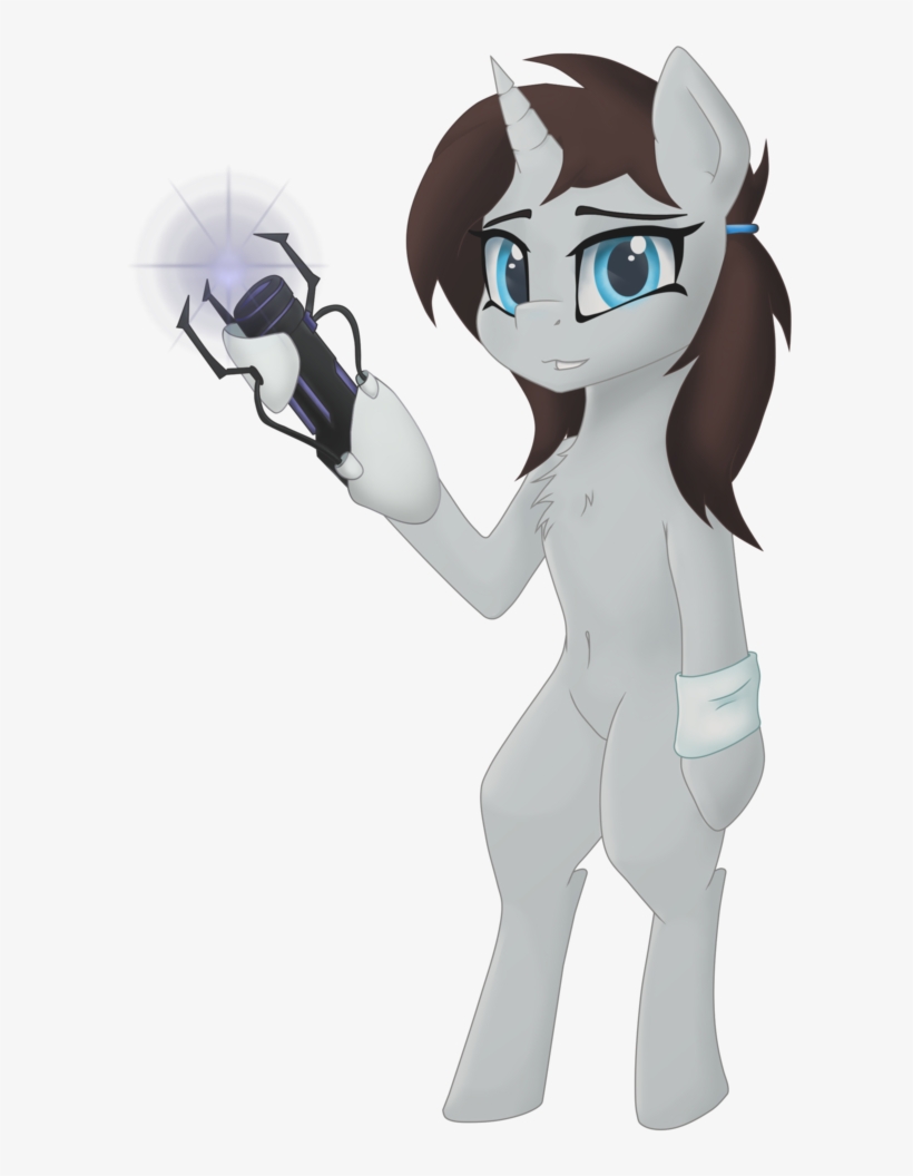 Therainbowphoenix, Blue Eyes, Brown Mane, Gray Coat, - Cartoon, transparent png