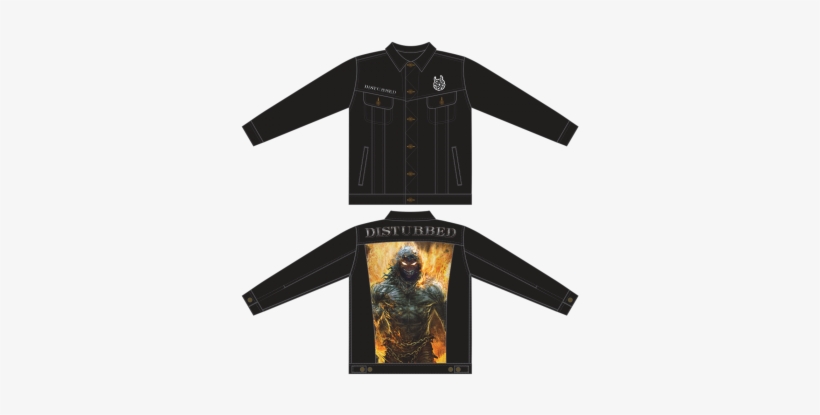 Disturbed - Denim Jacket - Avenged Sevenfold Denim Jacket, transparent png