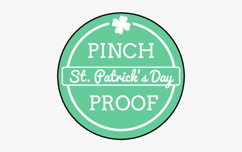Ol2088 - 1 - 5" Circle - "pinch Proof" St - Patrick - Smp Negeri 1 Sekayu, transparent png