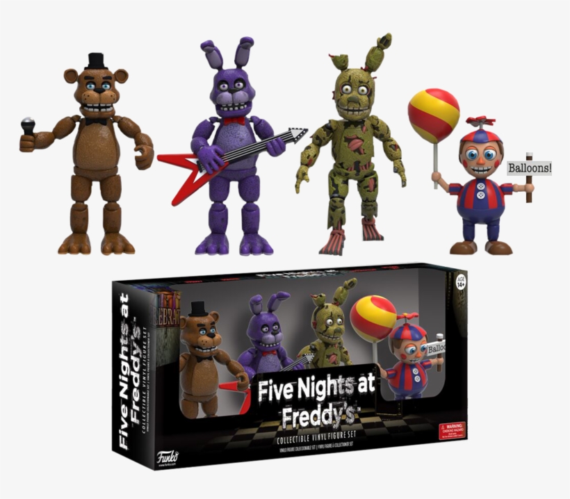 Five Nights At Freddy's - Five Nights At Freddy's Figure Set, transparent png