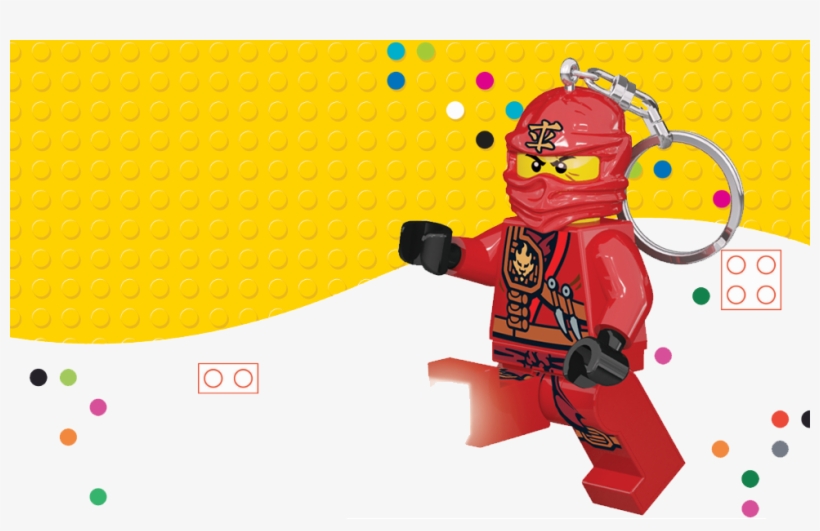 Lego Header - Ninjago - Ninjago Kai - Minitaschenlampe Toys/spielzeug, transparent png