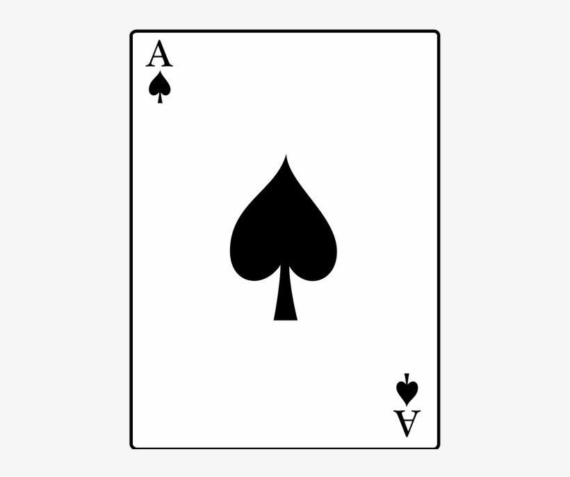 Spade - Ace Of Spades Clipart, transparent png