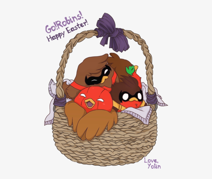 Have A Basket Full Of Content Robins For Easter - Redbubble, transparent png