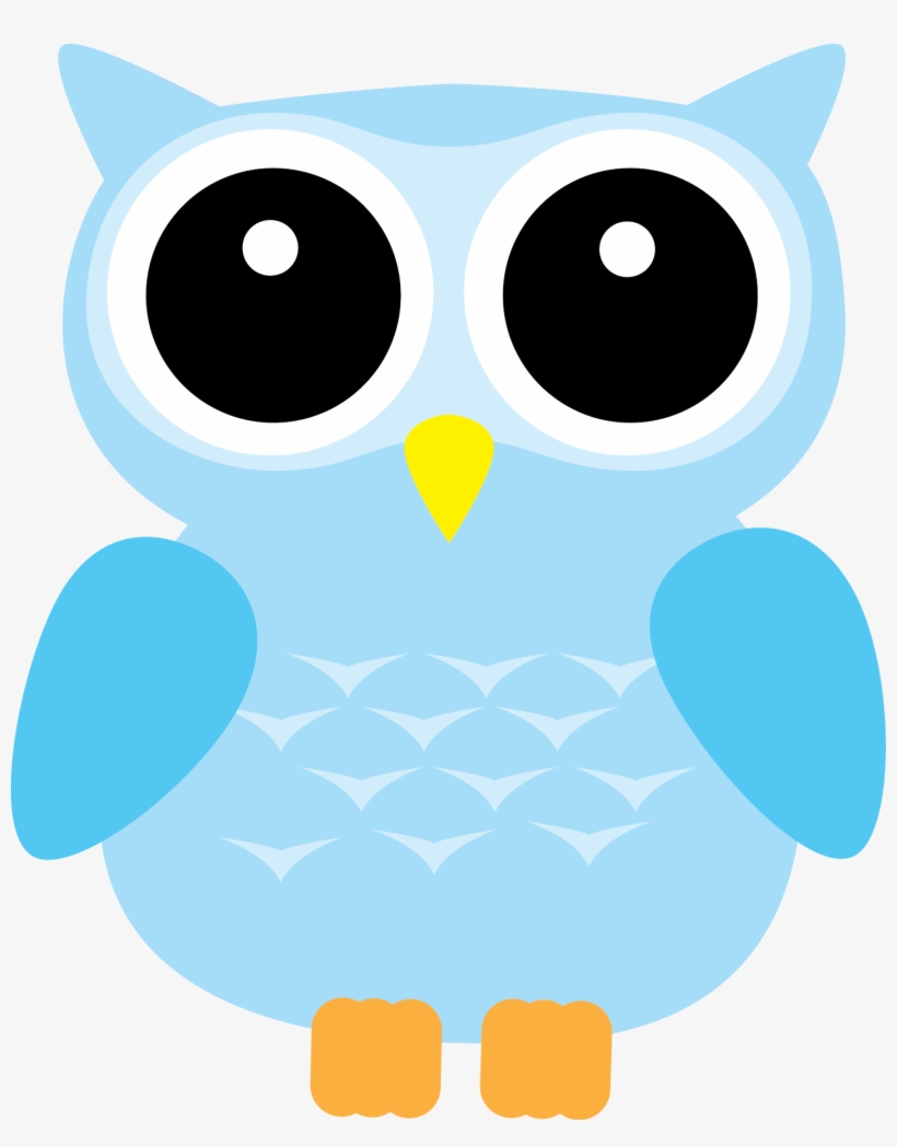 Download Image Royalty Free Easter Egg Cutting Files - Owl Clip Art Blue, transparent png