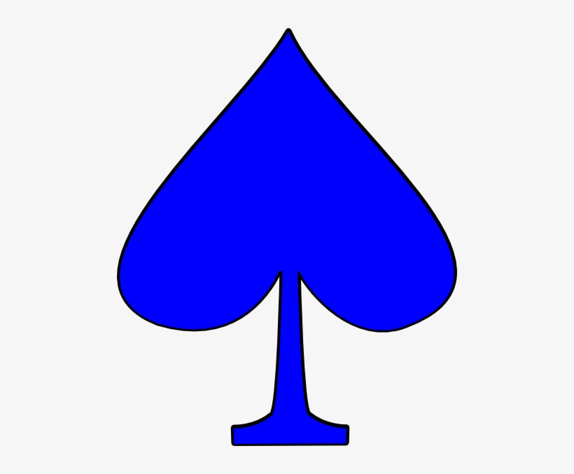 Blue Ace Of Spades, transparent png