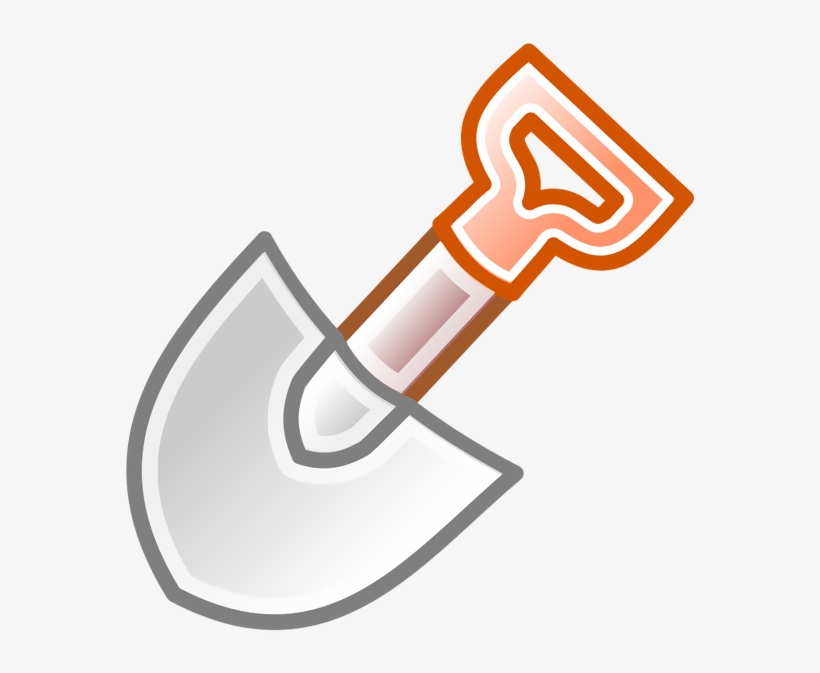Spade Icon - Shovel Clipart, transparent png
