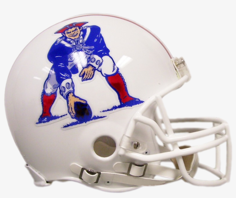 New England Patriots Throwback 1982 To 1989 Full Size - New England Patriots Old Helmet, transparent png